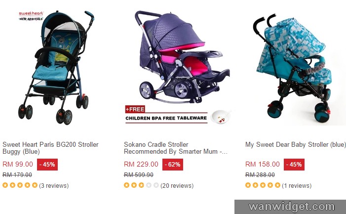 harga stroller paling murah