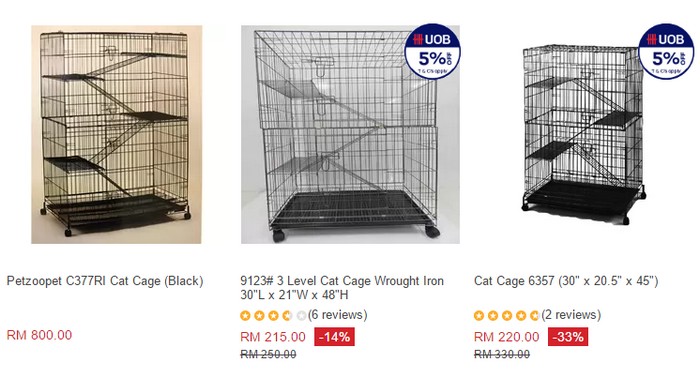Beli Sangkar Rumah Kucing eCommerce In Malaysia