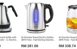 Cerek masak air elektrik yang cantik dan berkualiti boleh anda beli di website 11Street Malaysia