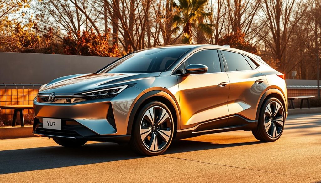 Kereta Xiaomi YU7 reka bentuk luaran