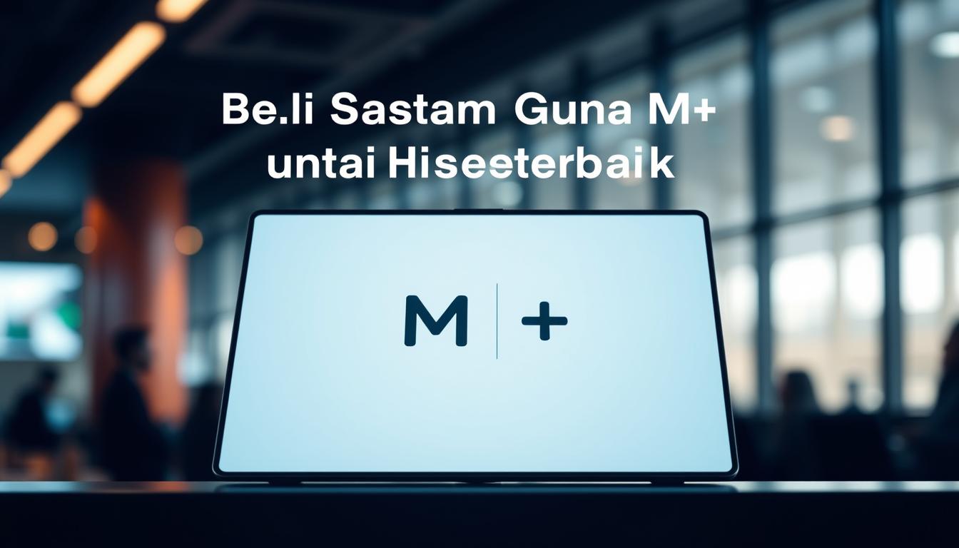 beli saham guna M+