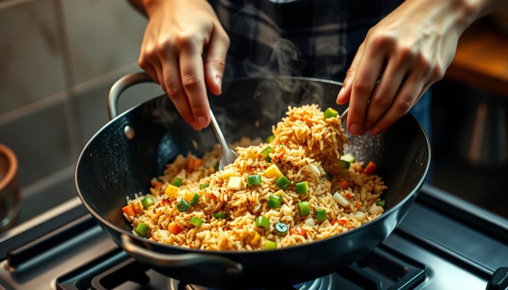 cara memasak nasi goreng cina