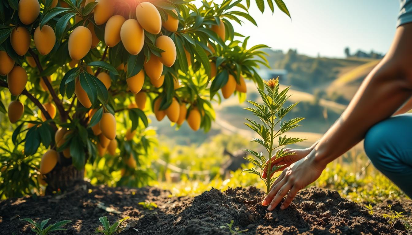 cara tanam buah mangga