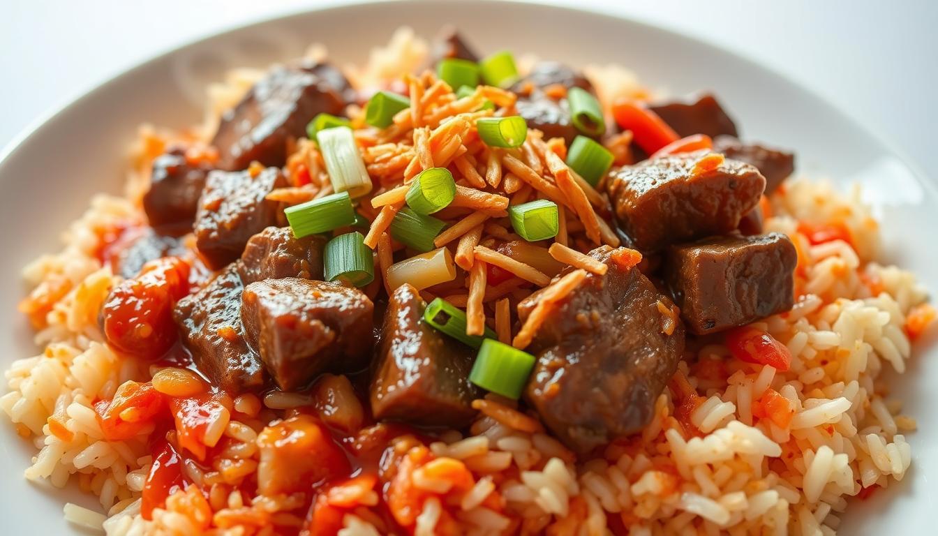 Resepi Nasi Goreng Daging Masak Merah