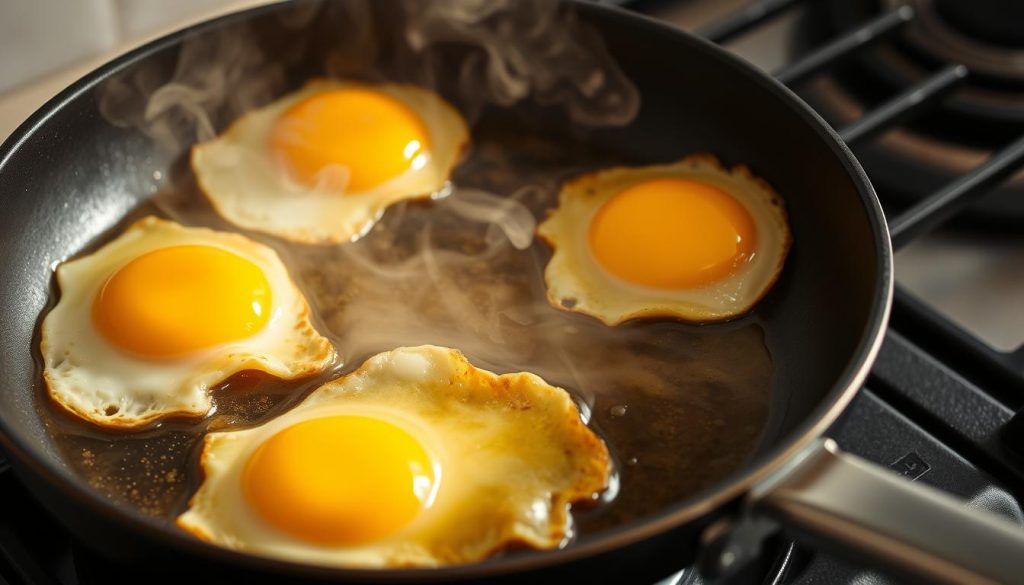 teknik menggoreng telur
